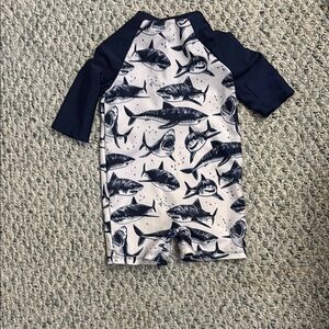 Kids Swimwear with Shark Print